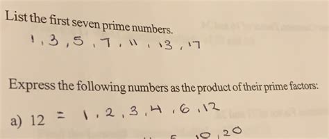 first seven prime numbers|Prime Numbers .